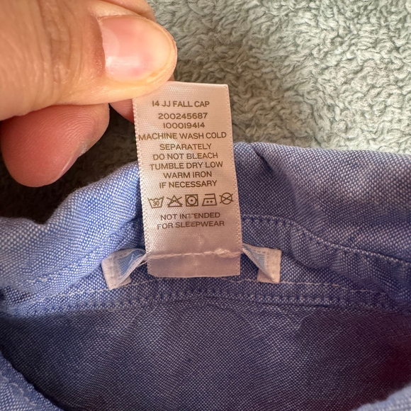 Boy's Janie and Jack Shirt, Size 3, Pink & Navy Stripe - Picture 5 of 7